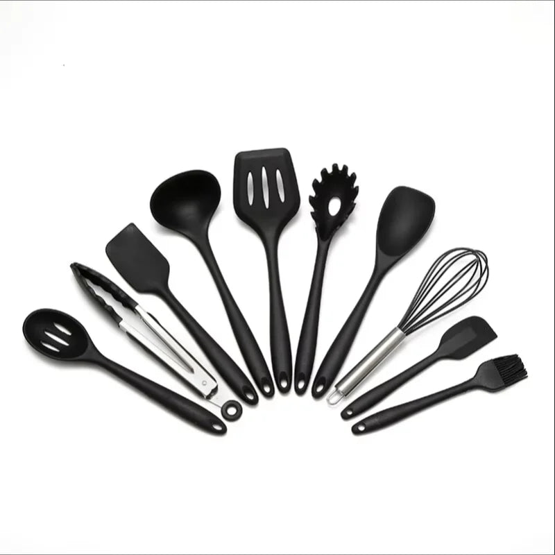 Conjunto de Utensílios de Cozinha em Silicone