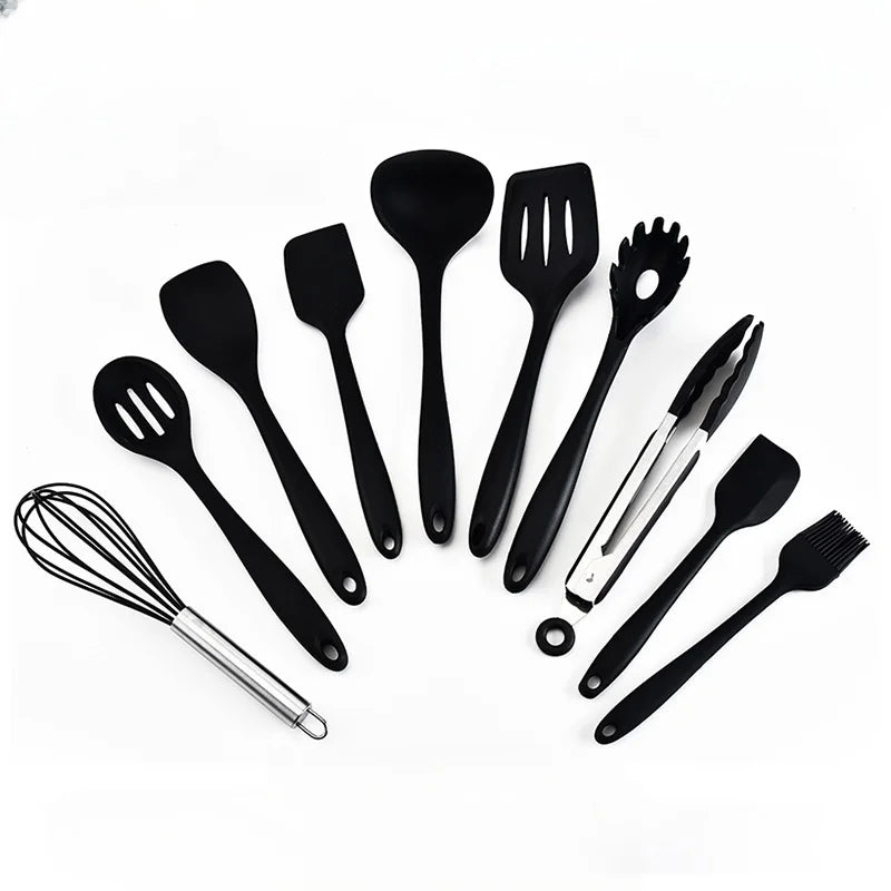 Conjunto de Utensílios de Cozinha em Silicone
